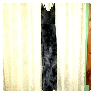 Maxi cross back dress